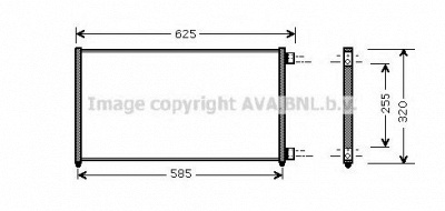 AVA QUALITY COOLING ft5256 -  Конденсатор, кондиционер